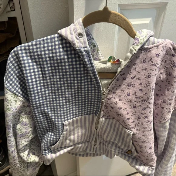 Teddy Fresh Multicolor Patchwork Hoodie - Picture 1 of 5